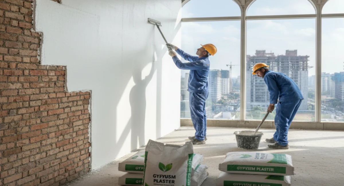 Why Gypsum Plaster is Becoming the First Choice for Modern Construction in India